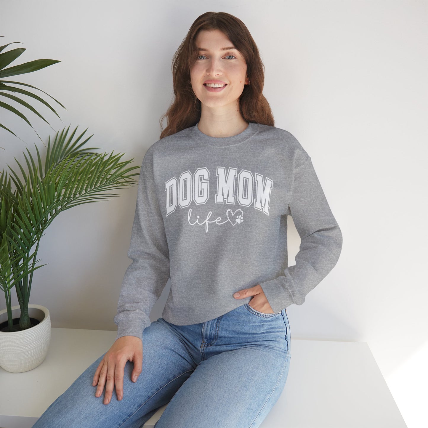 Dog Mom Life Sweatshirt Crewneck